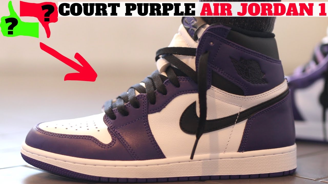 jordan 1 court purple suede