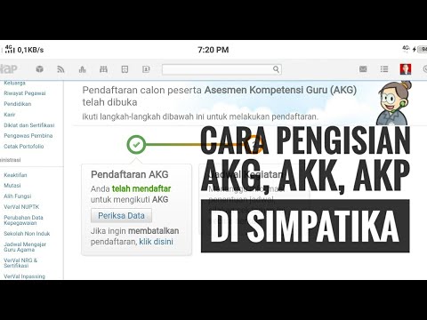 Cara Mudah Pengisian AKG,AKK,AKP di SIMPATIKA