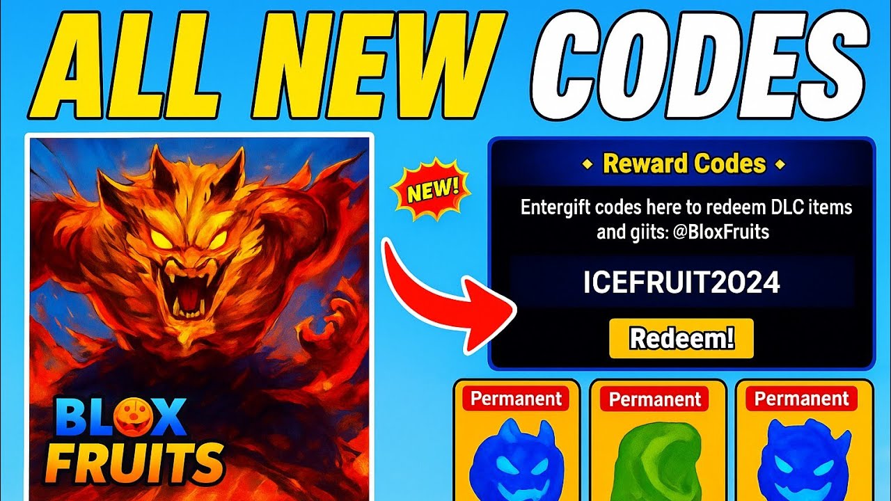 Blox Fruits Codes | New Redeemable Codes for Free Rewards & Boosts ...