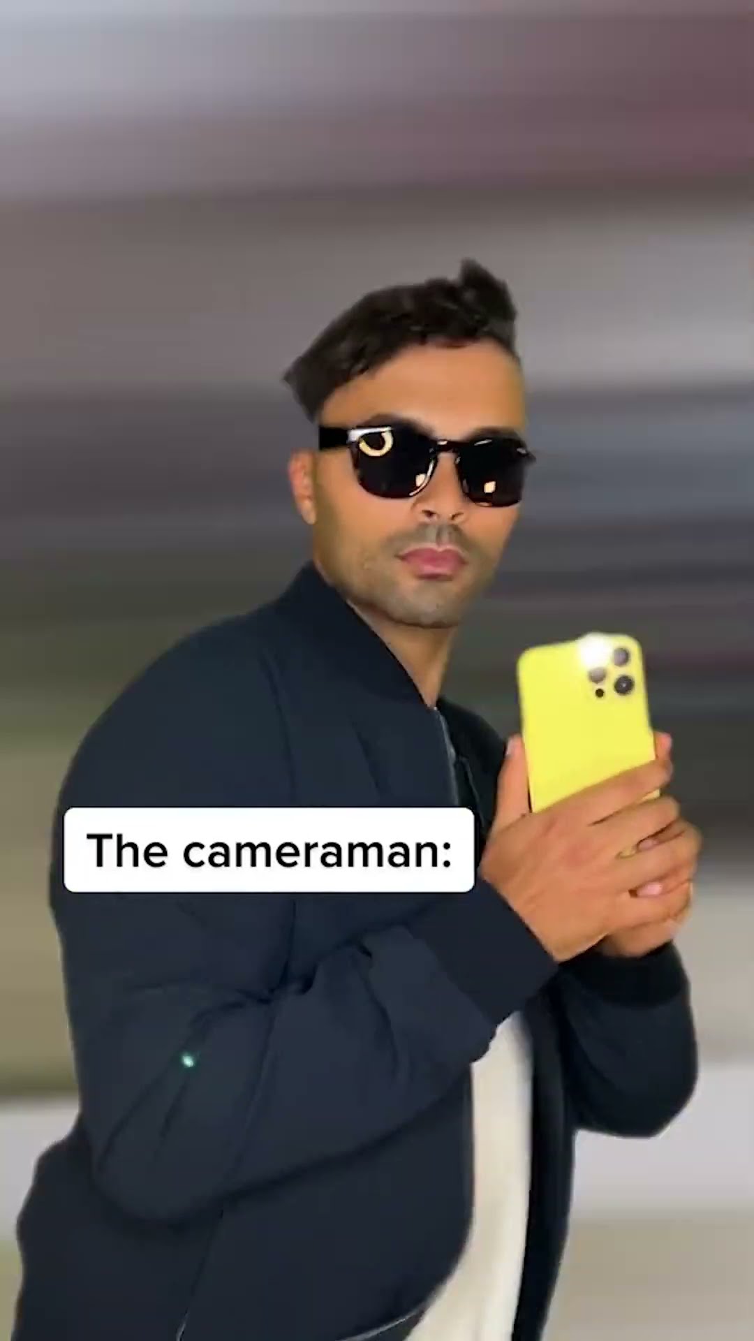No one thinks of the Cameraman