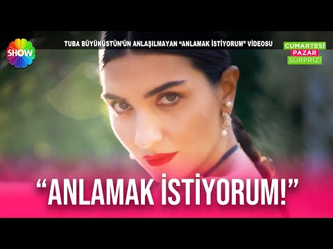 Tuba Büyüküstün'ün anlaşılmayan videosu!