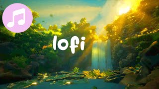 lofi music by the waterfall 🎵 beats to relax/study to