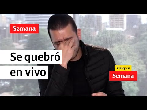 Senador JotaPe Hernández rompe en llanto al contar por qué entró en la política | Vicky En Semana