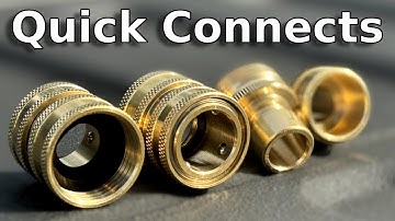 Quick Connects for your Pressure Washer and Garden Hose! How to setup DIY