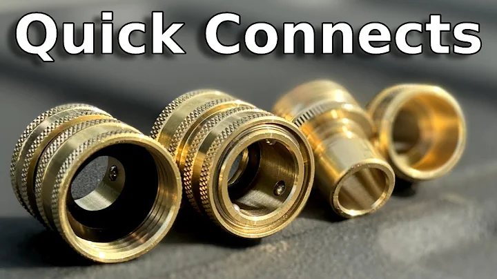 Quick Connects for your Pressure Washer and Garden Hose! How to setup DIY