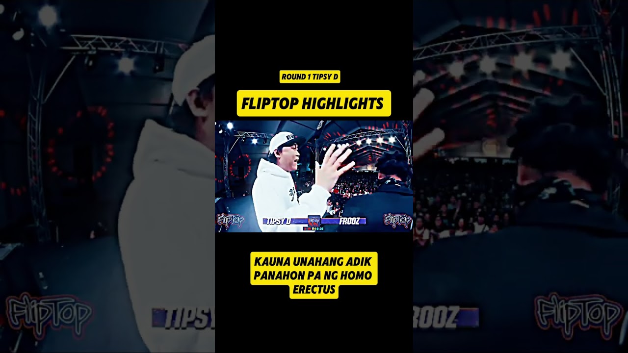 Fliptop Highlights Tipsy D vs Frooz #Ahon #frooz #tipsyD