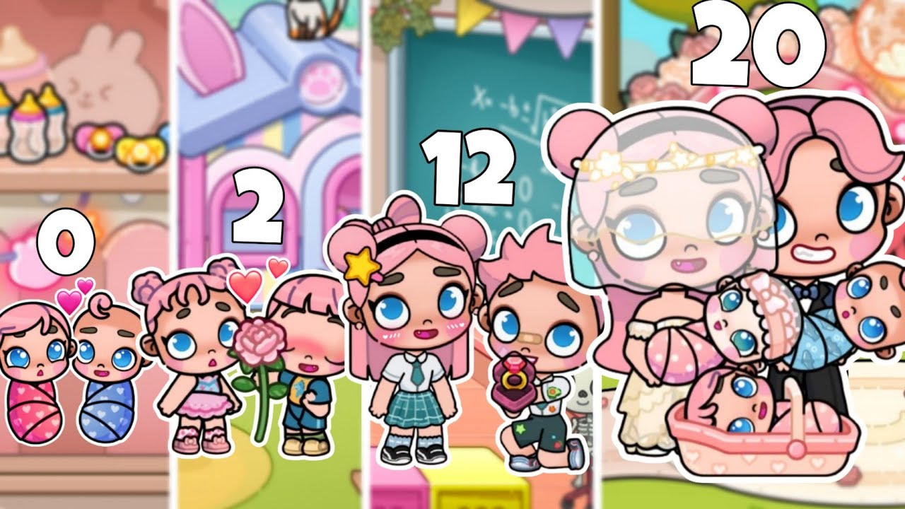 Pazu's Love Story💝Pt.1-4❤️From meeting in the hospital🏥 to marriage🕊Avatar World Love Story ❤️