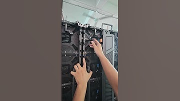 Only two such cabinets are needed for one square meter of screen. #leddisplay #ledwall #eagerled