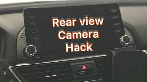 Magnifico trucco per la telecamera posteriore su tutte le Honda Accord 2018-2022