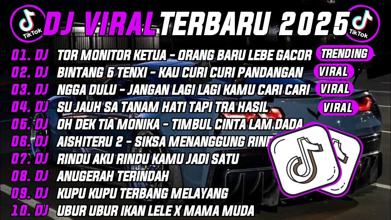 DJ TIKTOK TERBARU 2025 | DJ TOR MONITOR KETUA - ORANG BARU LEBE GACOR 🎵 DJ BINTANG 5 TENXI