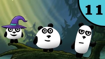 3 Pandas 5 In Fantasy. Walkthrough Level 11