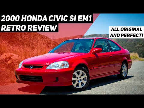 2000 Honda Civic Si EM1 Retro Review: All Original Time Capsule with Nearly 300,000 Miles!