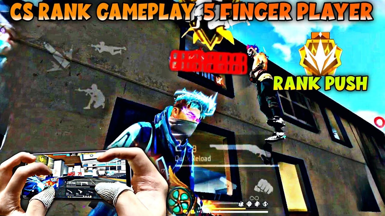🎯[FREE FIRE HIGHLIGHT] CS RANK PUSH 5 FINGER GAMEPLAY #04 - YouTube