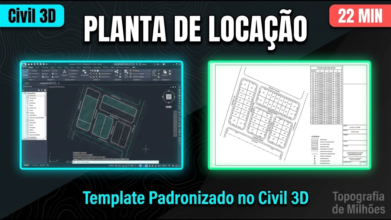 Como Preparar Planta de Locação no Civil 3D com Template