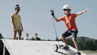 Kronschool Mountainboard+Trampolin