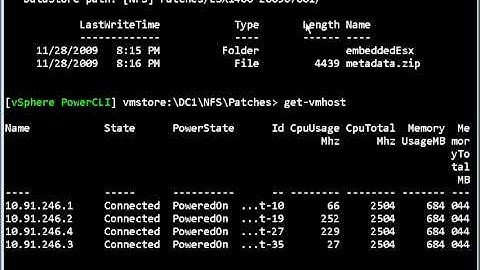 Patching ESX with PowerCLI 4.0 U1