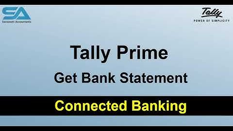 Get Instant Bank Statement in Tally Prime | Connected Banking Setup #TallyPrime #ConnectedBanking