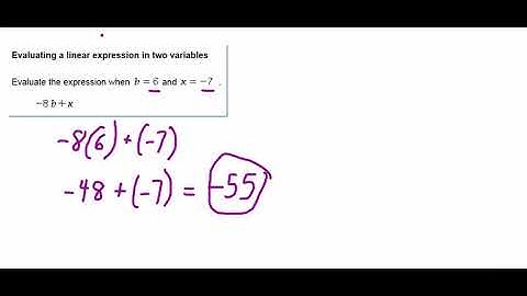 Evaluating a linear expression Integer multiplication with addition or subtraction