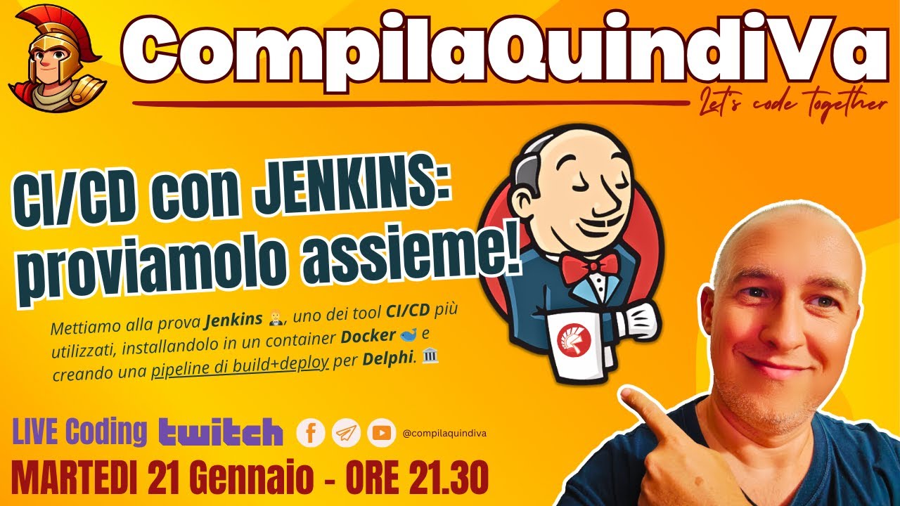 Continuous Integration+Delivery con #Jenkins e #Delphi: proviamolo! (Live Coding)