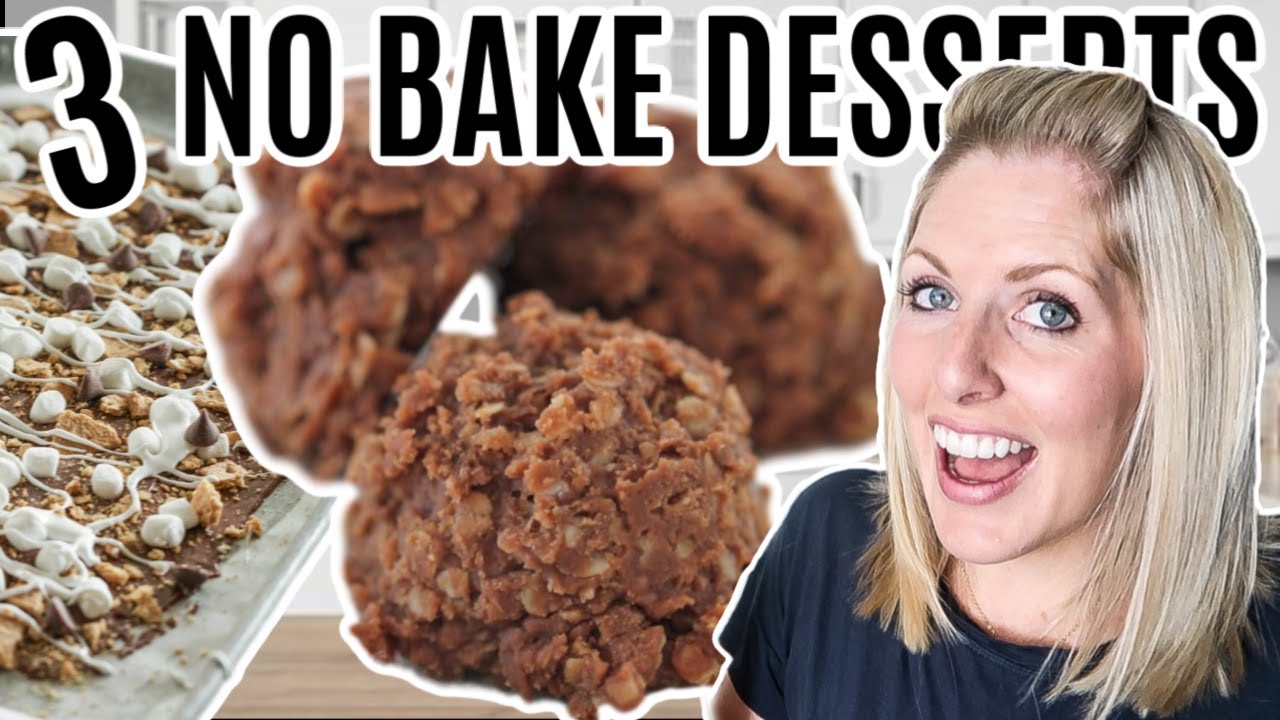 3 EASY Dump and Go NO BAKE Desserts