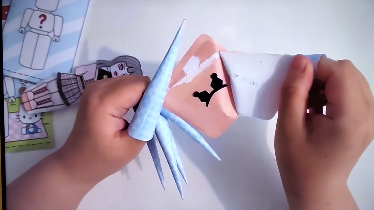 роблокс из бумаги