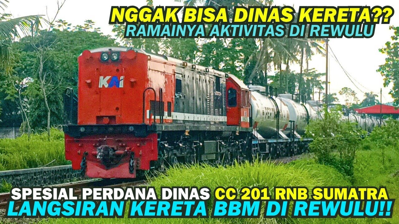 DINAS LANGSIRAN! Aksi Lokomotif CC 201 89 17 RnB Eks Sumatra, Ramainya Kereta Api Ngebut Rewulu 2024