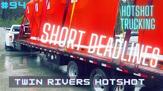 Running aluminum hotshot loads #hotshot #hotshottrucking