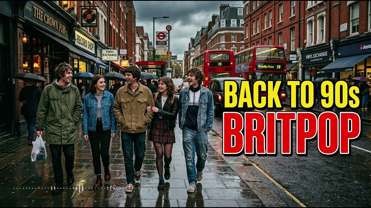 Back to the 90s Britpop – Classic British Indie Rock for Relaxing & Studying