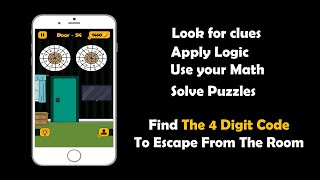 The 4 Digit Code | Download Now | Escape Room Game screenshot 2
