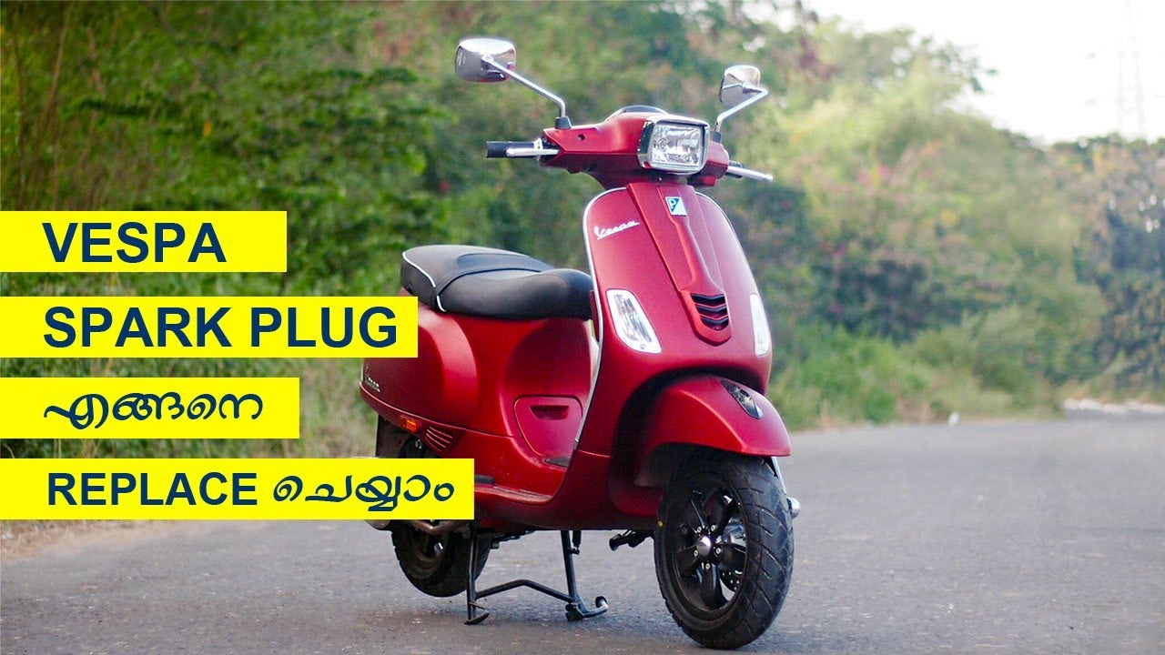 How to replace Vespa Spark Plug YouTube