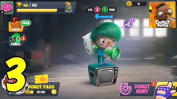DONUT PUNKS - gameplay walkthrough - part 3 (android)