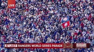 Full broadcast: Texas Rangers 2023 World Series championship parade in Arlington