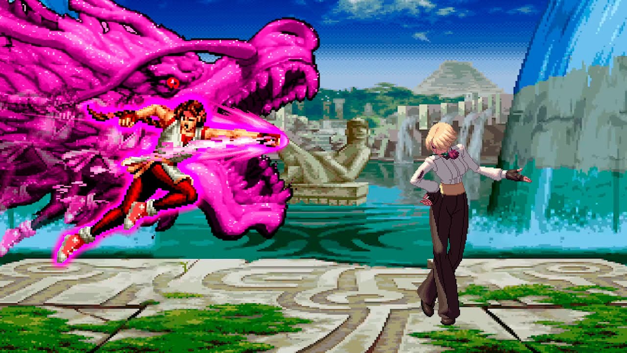 KOF Mugen] Yuri Sakazaki Team vs King Team - YouTube