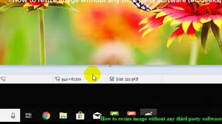 How to resize image without any third party software (#CGeeks) screenshot 5