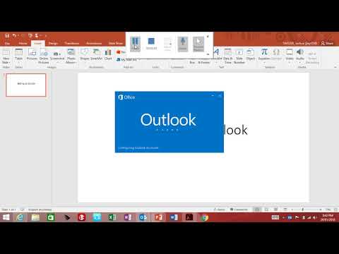 Synchronising Webmail to Outlook app.