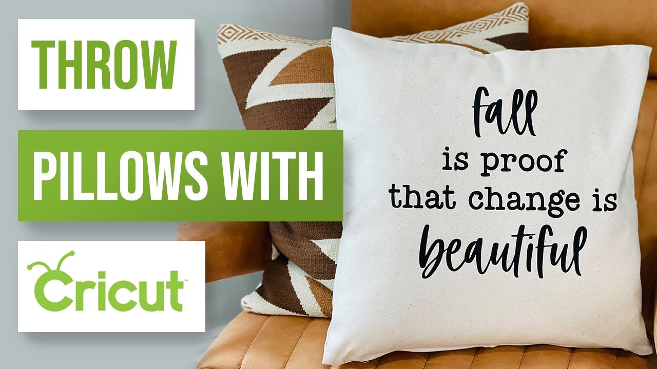 How to make Large Custom Pillows with Cricut - 100 Directions