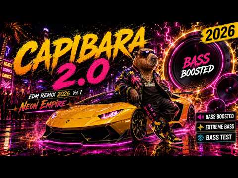 Bass Boosted Night Drive - Capybara Protocol | Neon Empire
