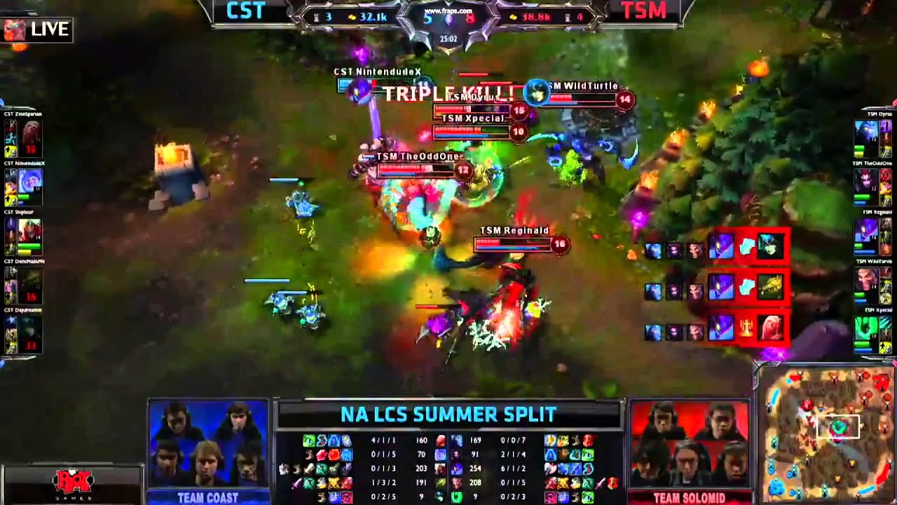 TSM vs Coast Reginald triple kill and whaaaaat  ??