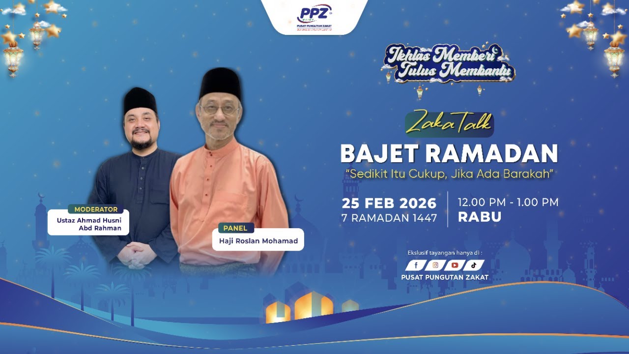 ZakaTalk | Bajet Ramadan : 