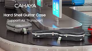 CAHAYA Grey Hard Guitar Bag Acoustic Guitar Cases | Waterproof