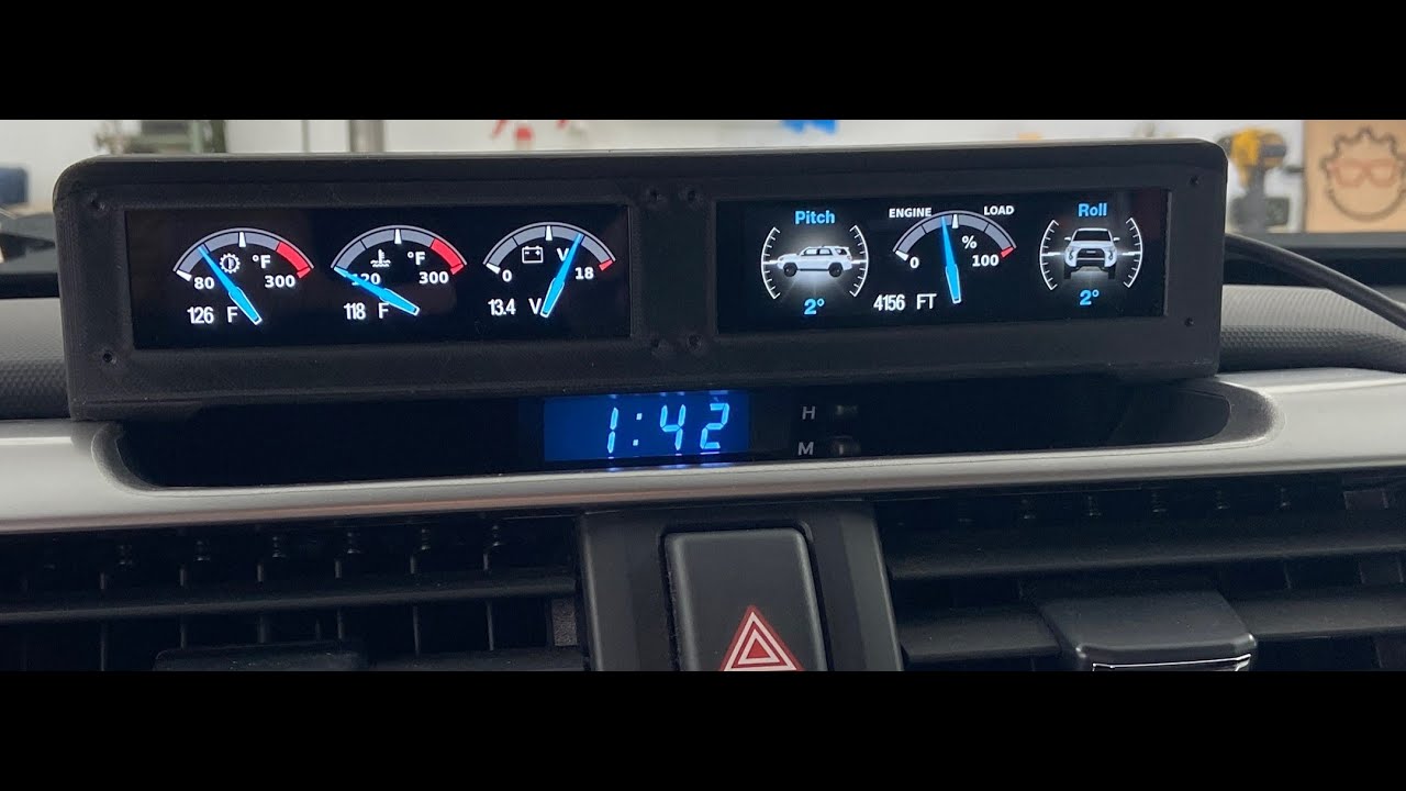 Custom Gauge Cluster for 5th Gen Toyota 4Runner