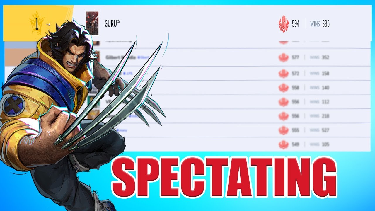 Spectating the #1 Wolverine Marvel Rivals - YouTube