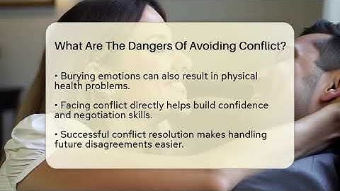 What Are The Dangers Of Avoiding Conflict? - The Personal Growth Path