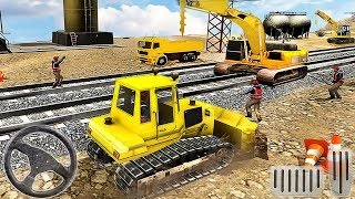 Tunnel Railway Train Track Construction Simulator - Android GamePlay screenshot 1