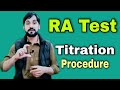 RF Latex Test | RA Test | RF Qualitative Test | RF Semi Quantitative Test