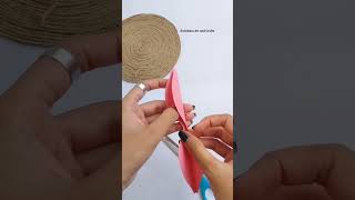 Paper Ribbon || Day 2 || DIY || #handmade #diy #shorts #youtubeshorts