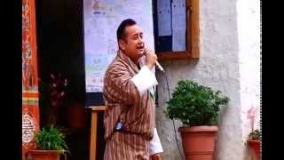 Mr. Kinley Tshering Singing His Teachers Day Song