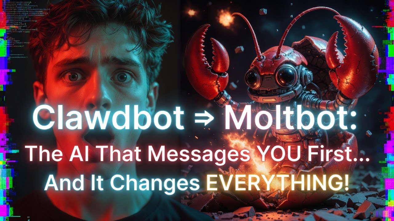Clawdbot → Moltbot: The AI That Messages YOU First... And It Changes EVERYTHING!