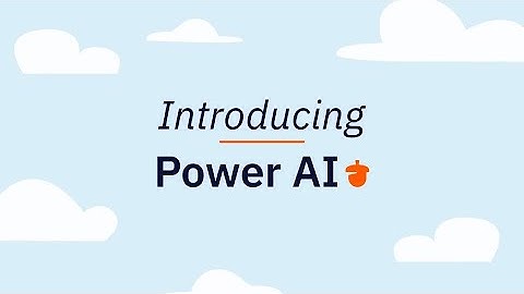 Introducing Power AI