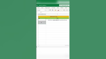 How to Create Dynamic Numbered List in Excel #shorts